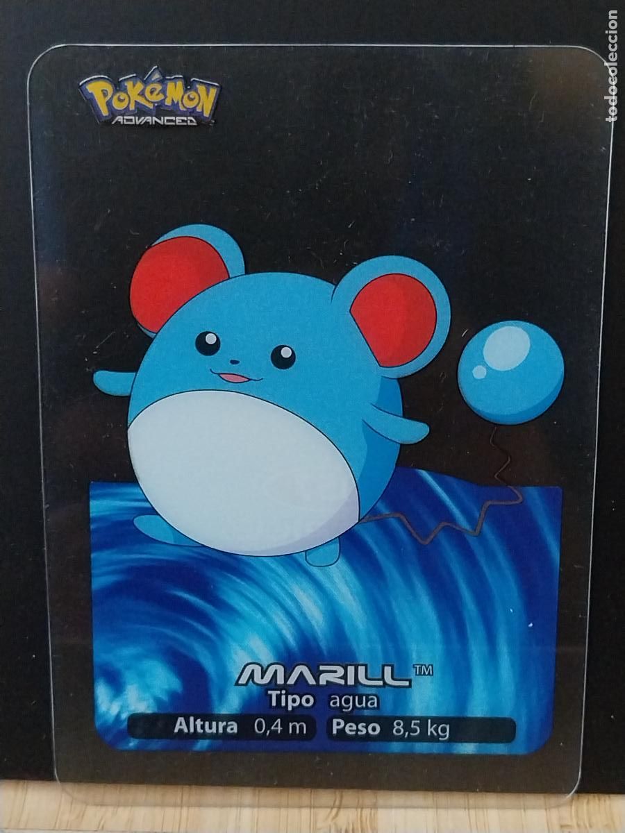 Coleccionismo Cromos antiguos: POKEMON LAMINCARDS EDIBAS MC CROMO 057 MARILL A&Ntilde;O 2005 JUGADA ORIGINAL