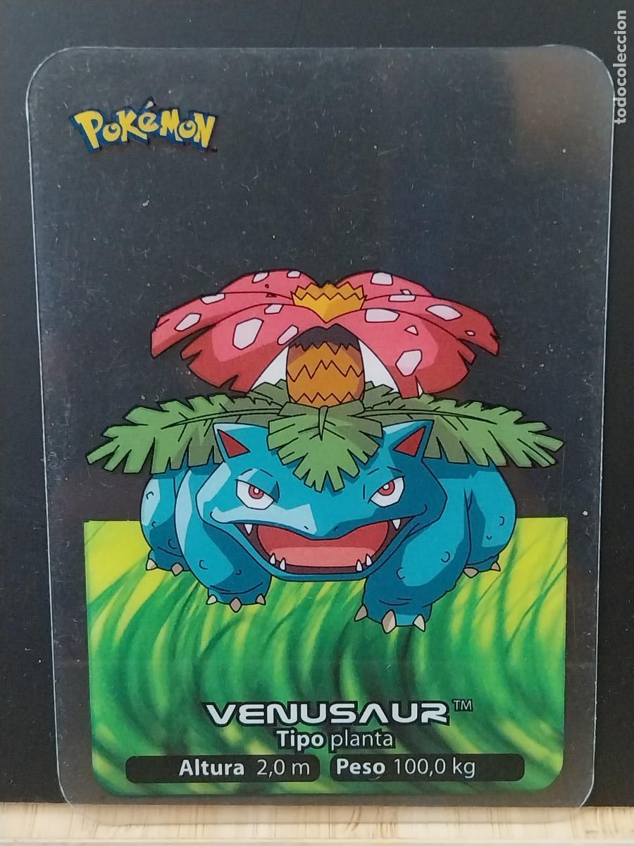Coleccionismo Cromos antiguos: POKEMON LAMINCARDS EDIBAS MC CROMO 003 VENUSAUR A&Ntilde;O 2005 JUGADA ORIGINAL