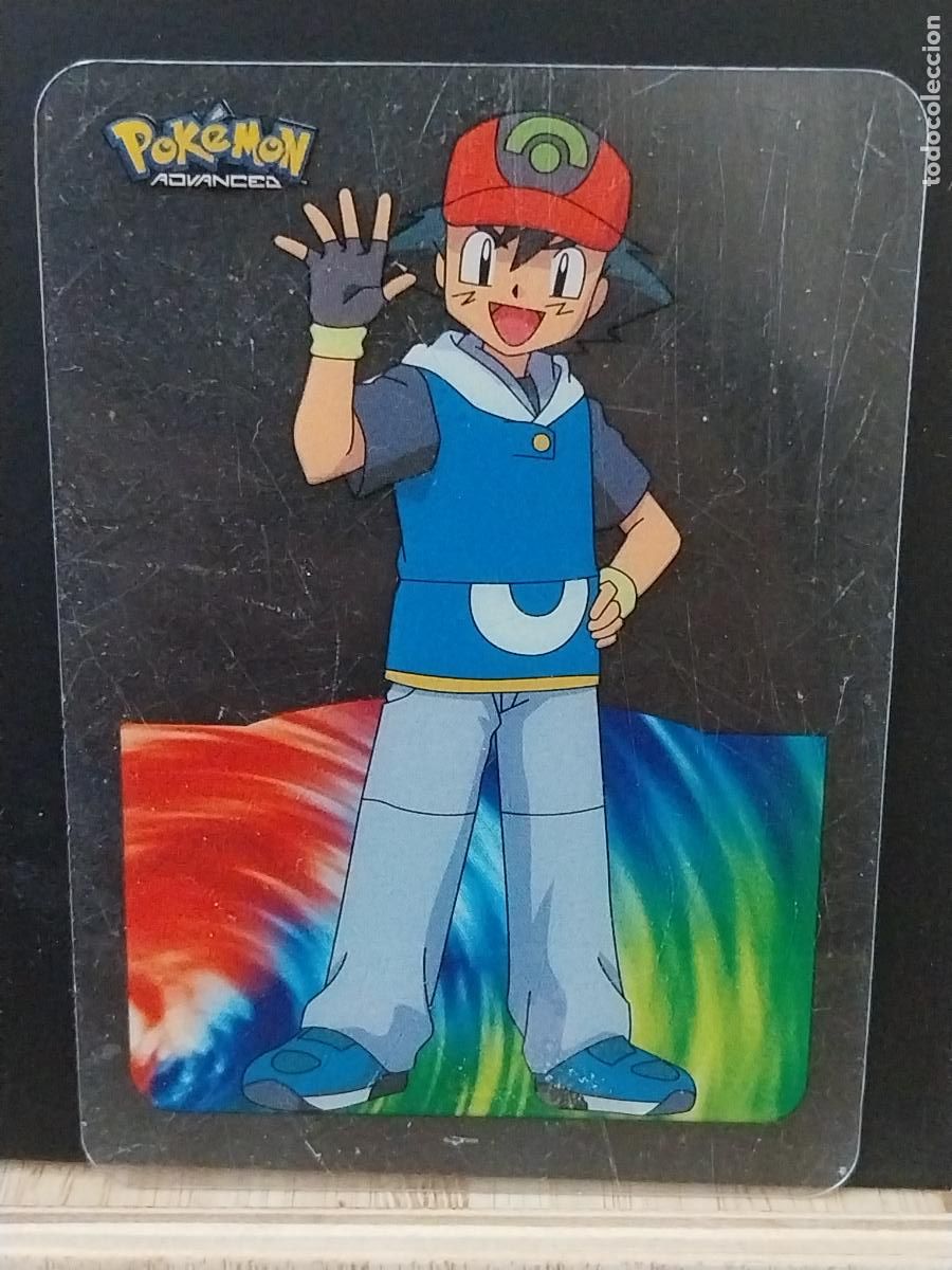 Coleccionismo Cromos antiguos: POKEMON LAMINCARDS EDIBAS MC CROMO 002 ASH A&Ntilde;O 2005 JUGADA ORIGINAL