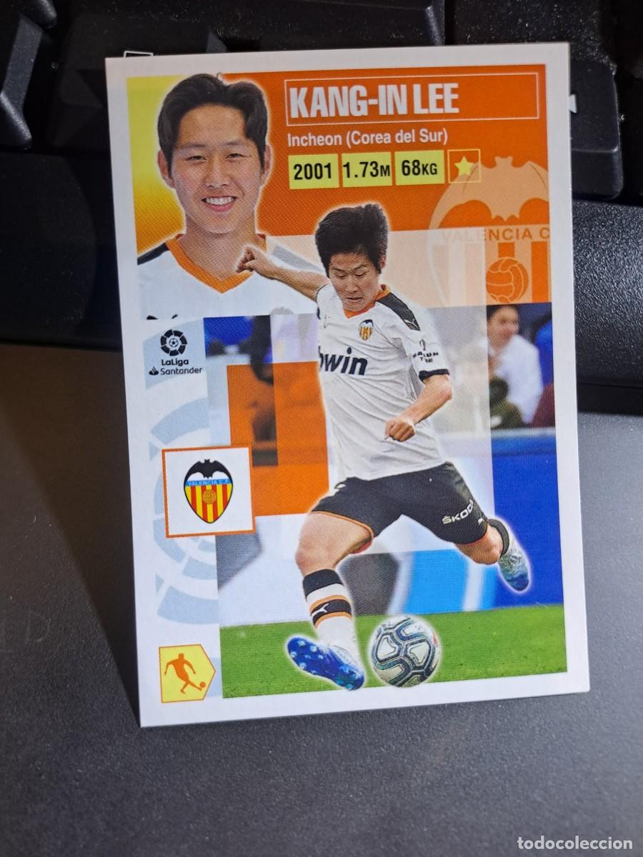 Coleccionismo Cromos antiguos: CROMO KANG-IN LEE 15 VALENCIA LIGA 2020 2021 20 21 ESTE PANINI NUNCA PEGADO