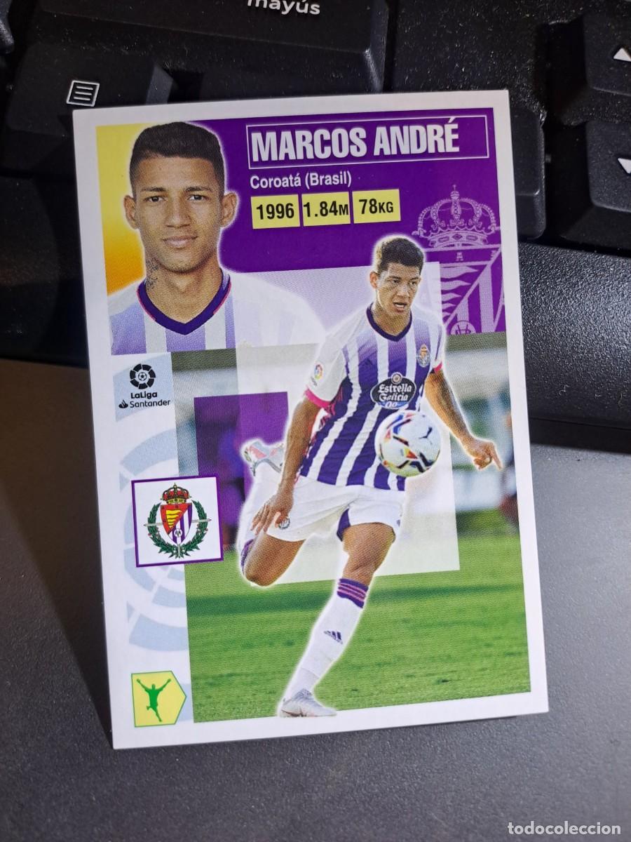 Coleccionismo Cromos antiguos: CROMO MARCOS ANDRE 16 VALLADOLID LIGA 2020 2021 20 21 ESTE PANINI NUNCA PEGADO