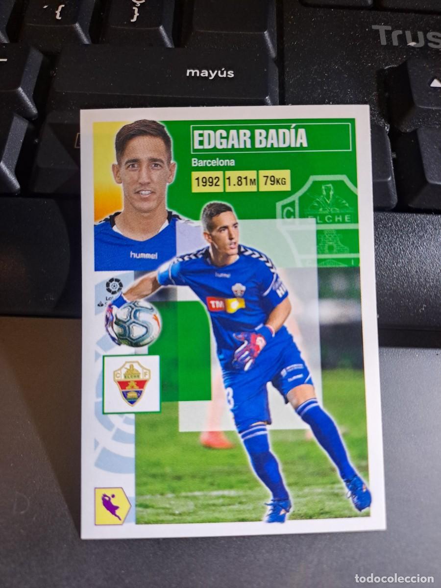 Coleccionismo Cromos antiguos: CROMO EDGAR BADIA 2 ELCHE LIGA 2020 2021 20 21 ESTE PANINI NUNCA PEGADO