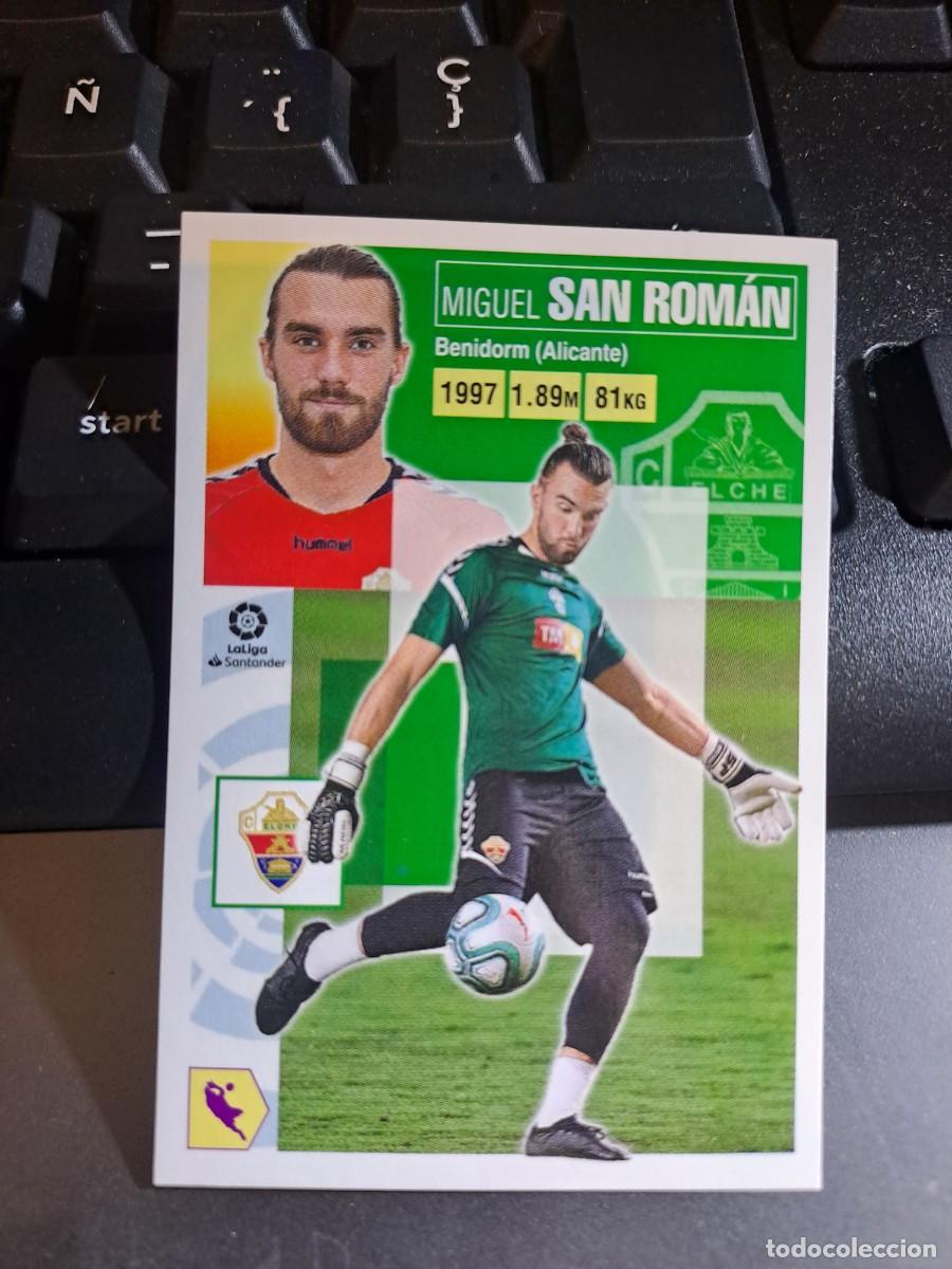 Coleccionismo Cromos antiguos: CROMO SAN ROMAN 3 ELCHE LIGA 2020 2021 20 21 ESTE PANINI NUNCA PEGADO