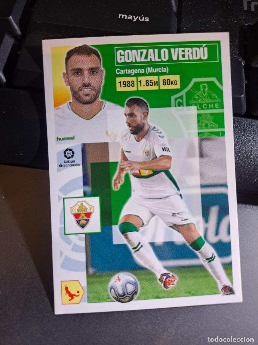 Coleccionismo Cromos antiguos: CROMO GONZALO VERDU 6 ELCHE LIGA 2020 2021 20 21 ESTE PANINI NUNCA PEGADO