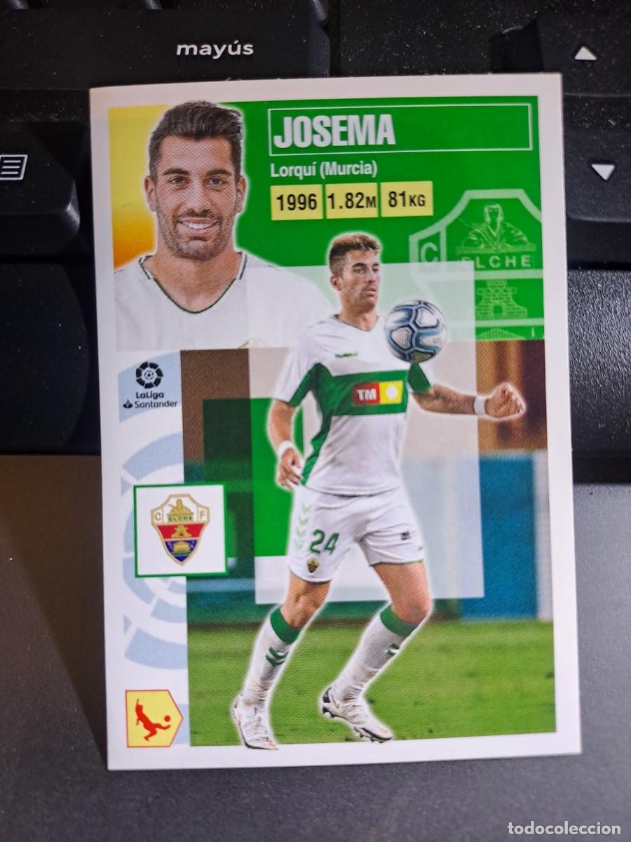 Coleccionismo Cromos antiguos: CROMO JOSEMA 8 ELCHE LIGA 2020 2021 20 21 ESTE PANINI NUNCA PEGADO