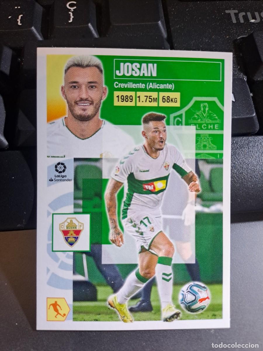 Coleccionismo Cromos antiguos: CROMO JOSAN 12 ELCHE LIGA 2020 2021 20 21 ESTE PANINI NUNCA PEGADO