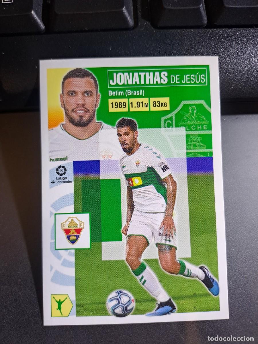 Coleccionismo Cromos antiguos: CROMO JONATHAS 18 ELCHE LIGA 2020 2021 20 21 ESTE PANINI NUNCA PEGADO