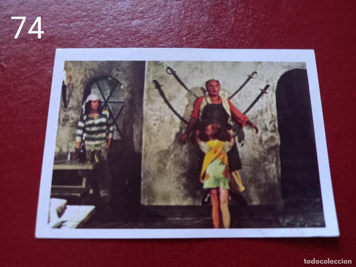 Coleccionismo Cromos antiguos: Cromo n.74 pipi calzaslargas 1974 fher (sin pegar)