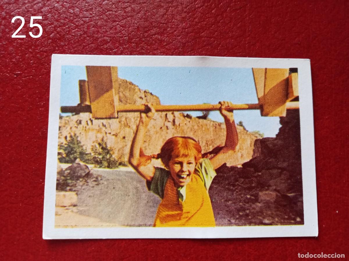 Coleccionismo Cromos antiguos: Cromo n.25 pipi calzaslargas 1974 fher (sin pegar)