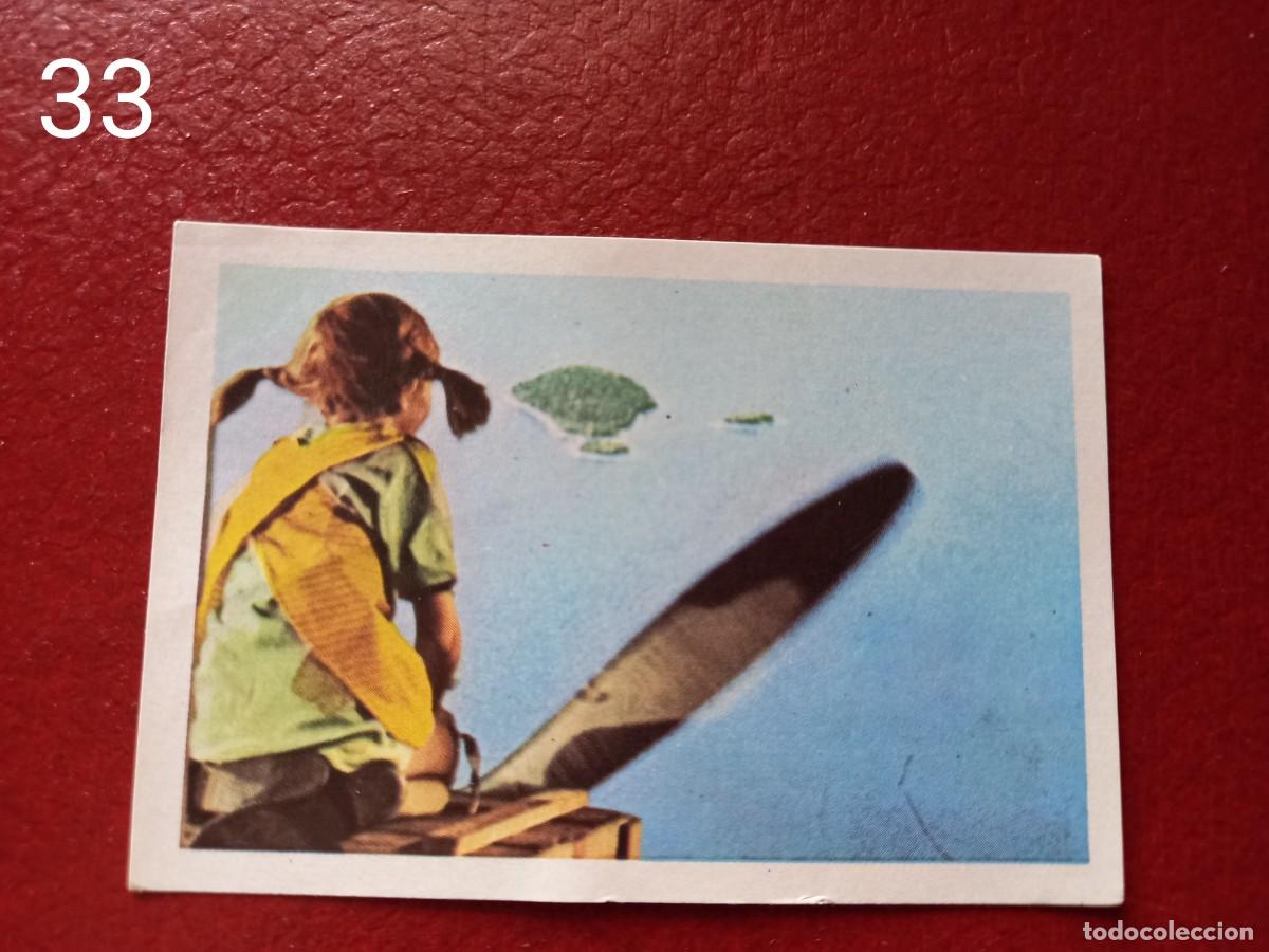 Coleccionismo Cromos antiguos: Cromo n.33 pipi calzaslargas 1974 fher (sin pegar)
