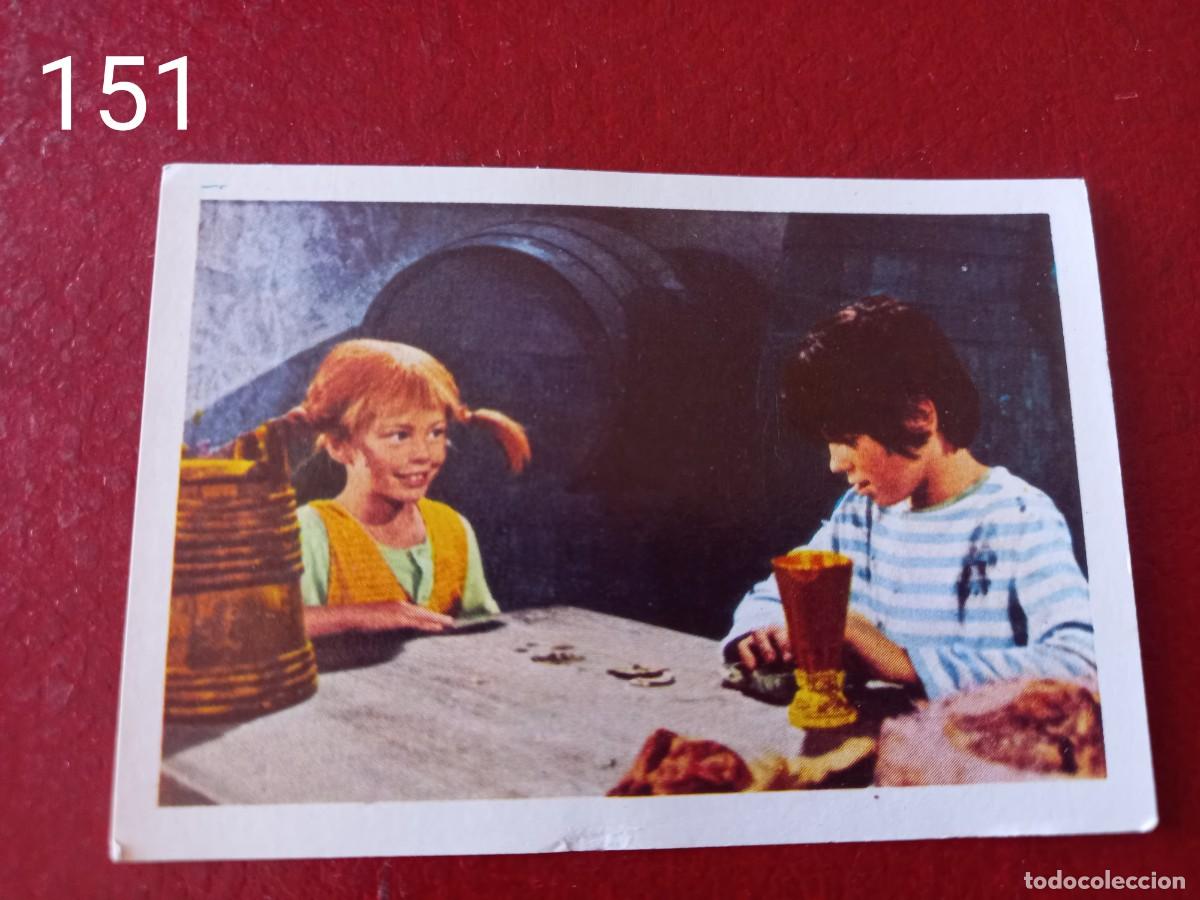 Coleccionismo Cromos antiguos: Cromo n.151 pipi calzaslargas 1974 fher (sin pegar)