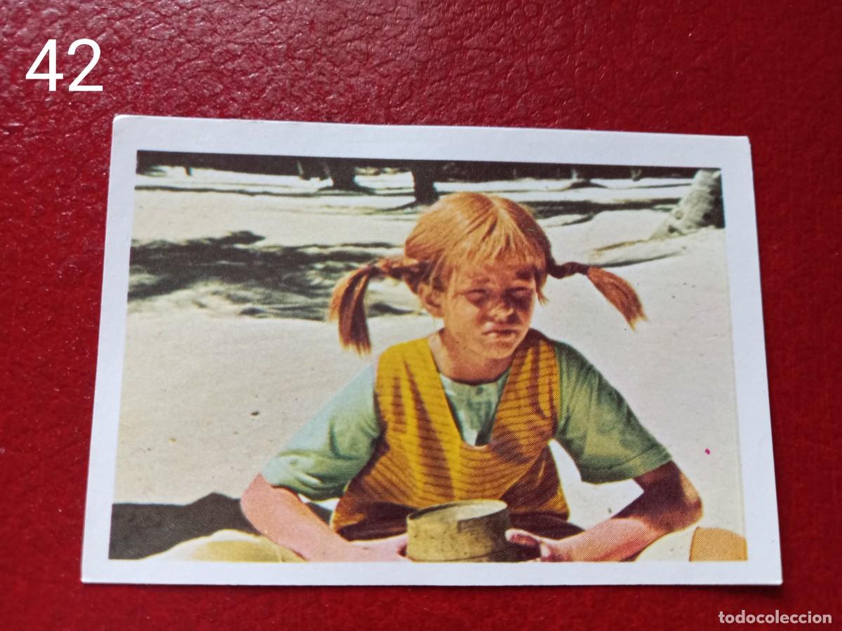 Coleccionismo Cromos antiguos: Cromo n.42 pipi calzaslargas 1974 fher (sin pegar)