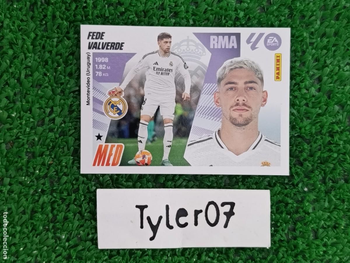 Coleccionismo Cromos antiguos: FEDE VALVERDE REAL MADRID 14 LIGA ESTE 2025 2026 25 26