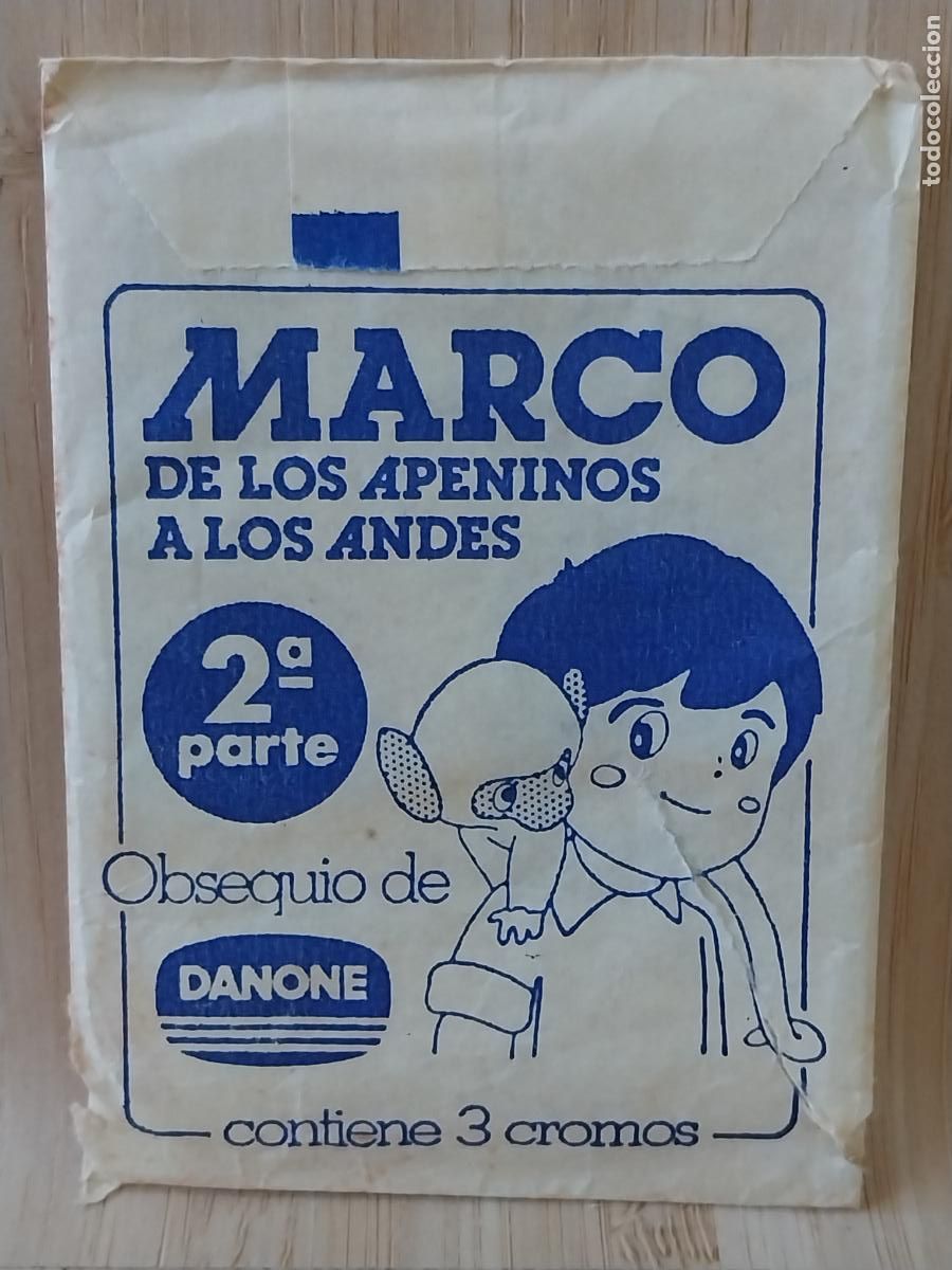 Sammeln alte Sammelbilder: MARCO 2&ordf; PARTE SOBRE VAC&Iacute;O ORIGINAL PROMO YOGUR DANONE RAJADO