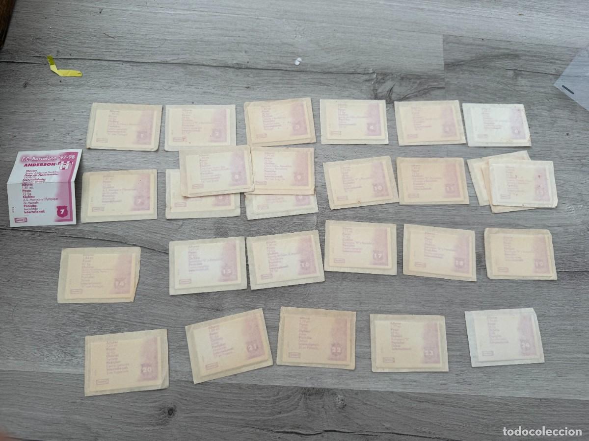 Coleccionismo Cromos antiguos: Colecci&oacute;n completa SIN ABRIR - F. C. Barcelona Panrico - 97 98