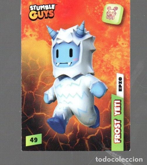 Coleccionismo Cromos antiguos: CROMOS DE STUMBLE GUYS DE PANINI DEL A&Ntilde;O 2023 N&ordm; 49 TROST YETI