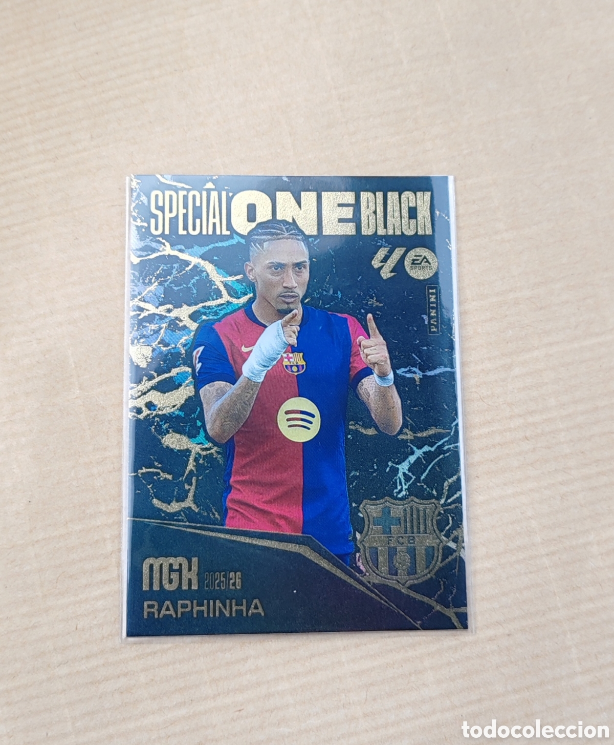 Coleccionismo Cromos antiguos: Megacracks 2025/26 Special One Black Barcelona Raphinha