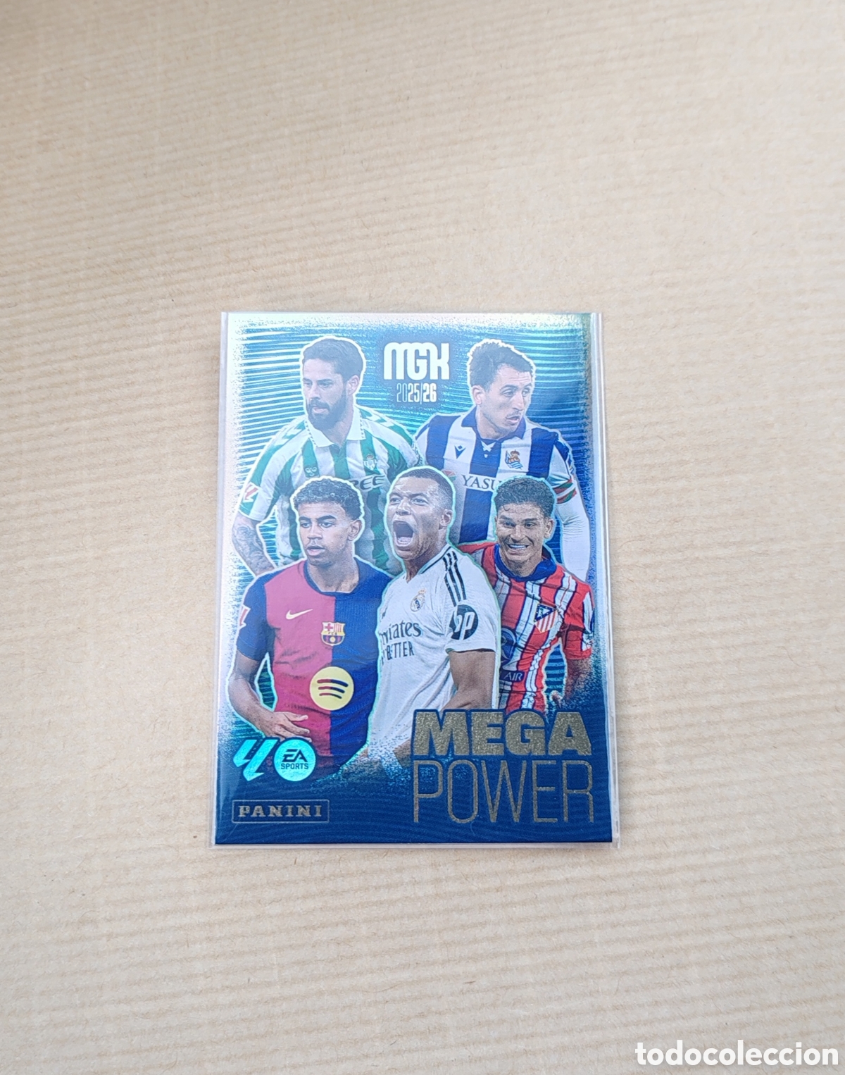 Coleccionismo Cromos antiguos: MEGA POWER LAMINE YAMAL MBAPPE.... 2025/26 MEGACRACKS