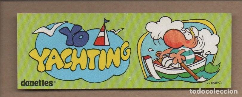Coleccionismo Cromos antiguos: CROMO DONETTES, YO YACHTING. SIN PEGAR.