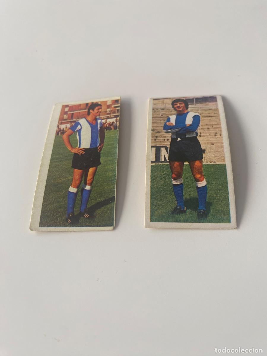 Sammeln alte Sammelbilder: Este 75-76 lote 2 cromos H&eacute;rcules nunca pegados