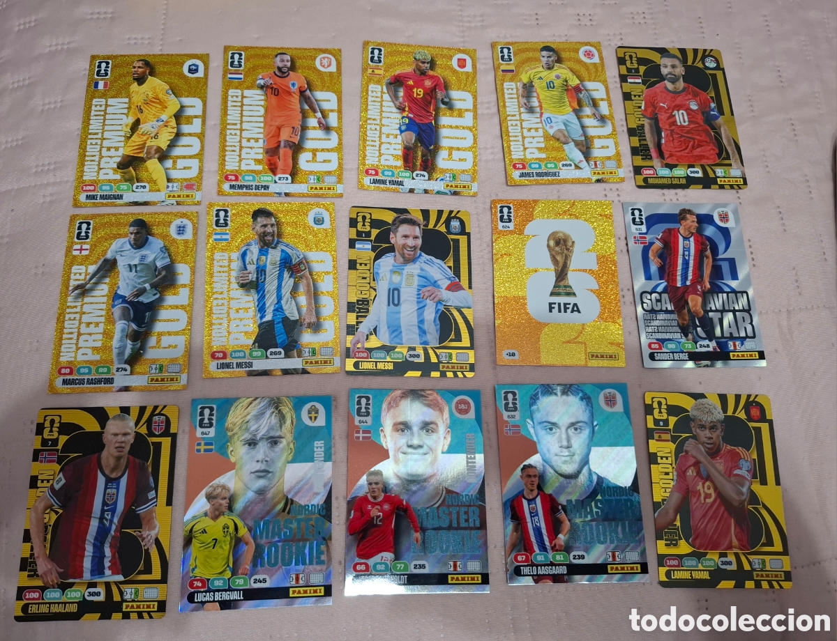 Sammeln alte Sammelbilder: Lote adrenalyn mundial 2026 con nordic edition bal&oacute;n oro