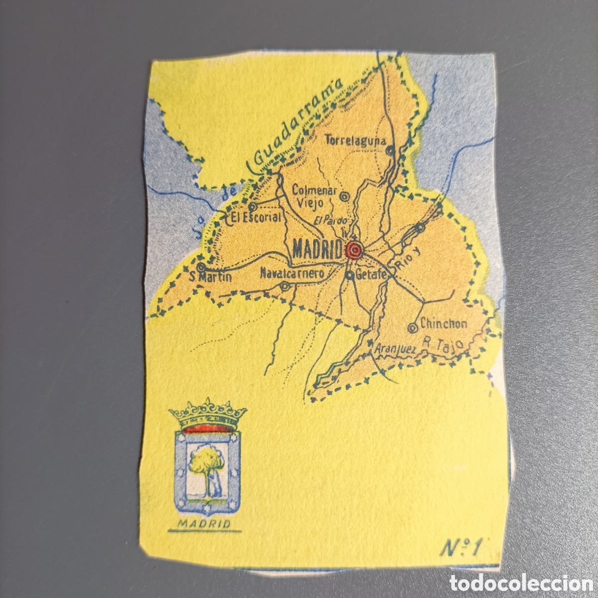 Coleccionismo Cromos antiguos: CROMO LA FUENSANTA. №1 MADRID