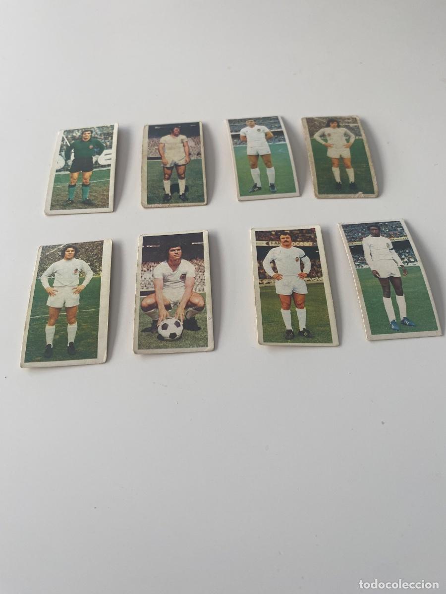 Coleccionismo Cromos antiguos: Este 75-76 lote 8 cromos Valencia
