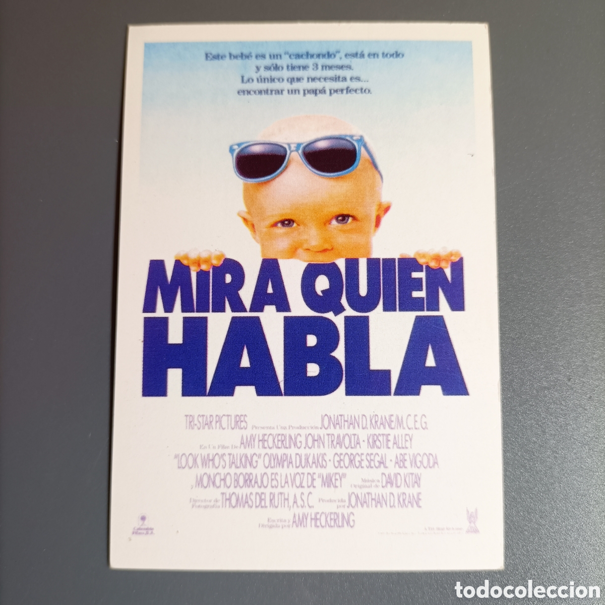 Coleccionismo Cromos antiguos: CROMO COLECCIONABLE. HISTORIA DE TUS PEL&Iacute;CULAS. №100 MIRA QUI&Eacute;N HABLA