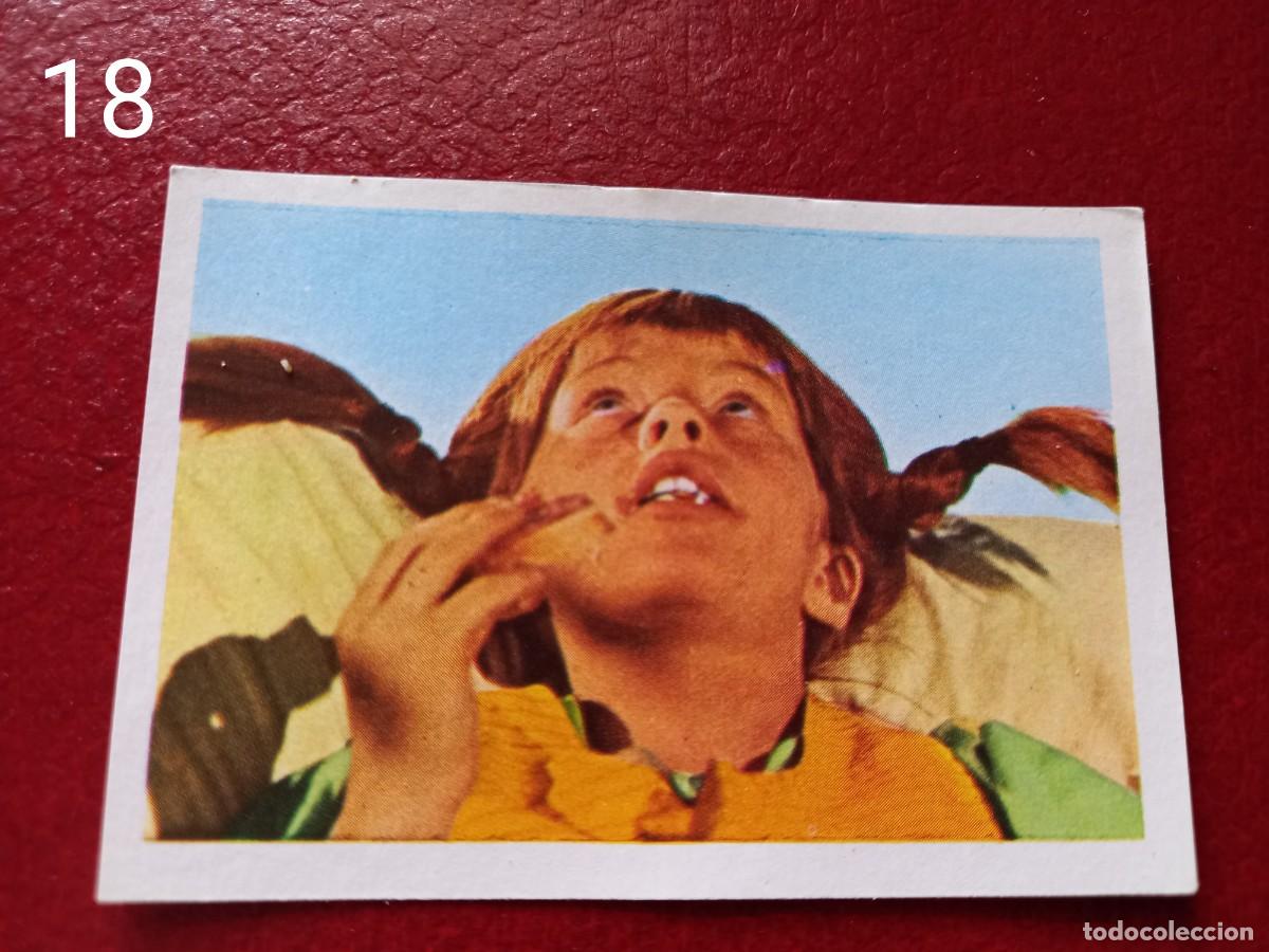 Coleccionismo Cromos antiguos: Cromo n.18 pipi calzaslargas 1974 fher (sin pegar)