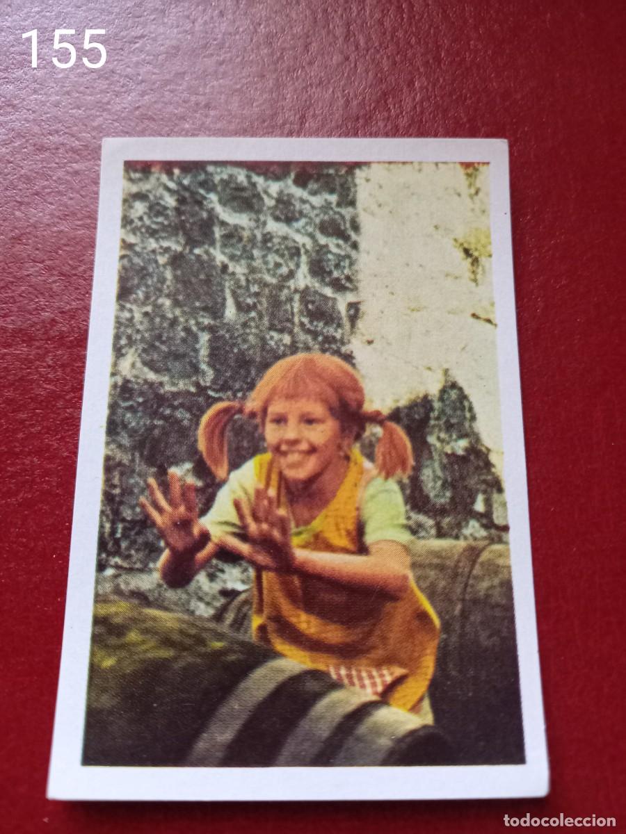 Coleccionismo Cromos antiguos: Cromo n.155 pipi calzaslargas 1974 fher (sin pegar)