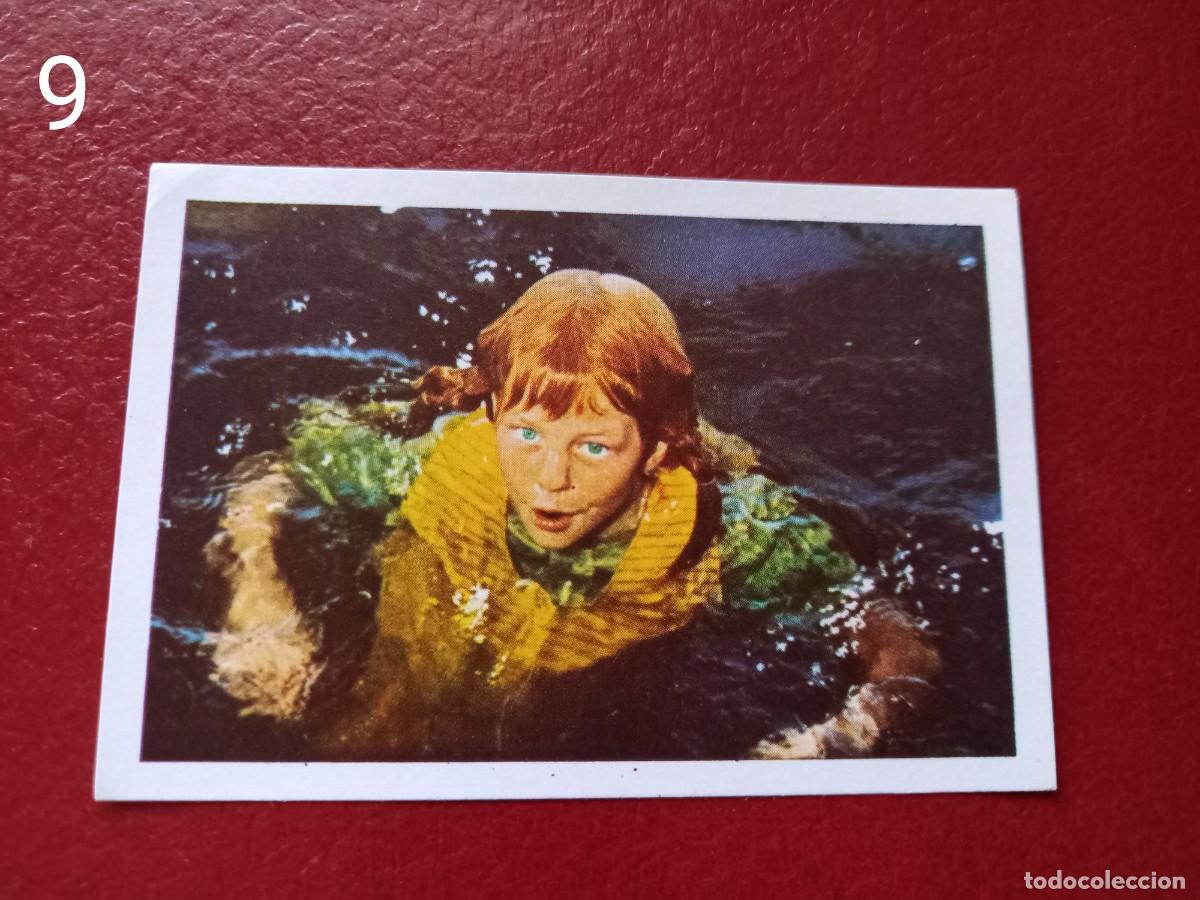 Coleccionismo Cromos antiguos: Cromo n.9 pipi calzaslargas 1974 fher (sin pegar)