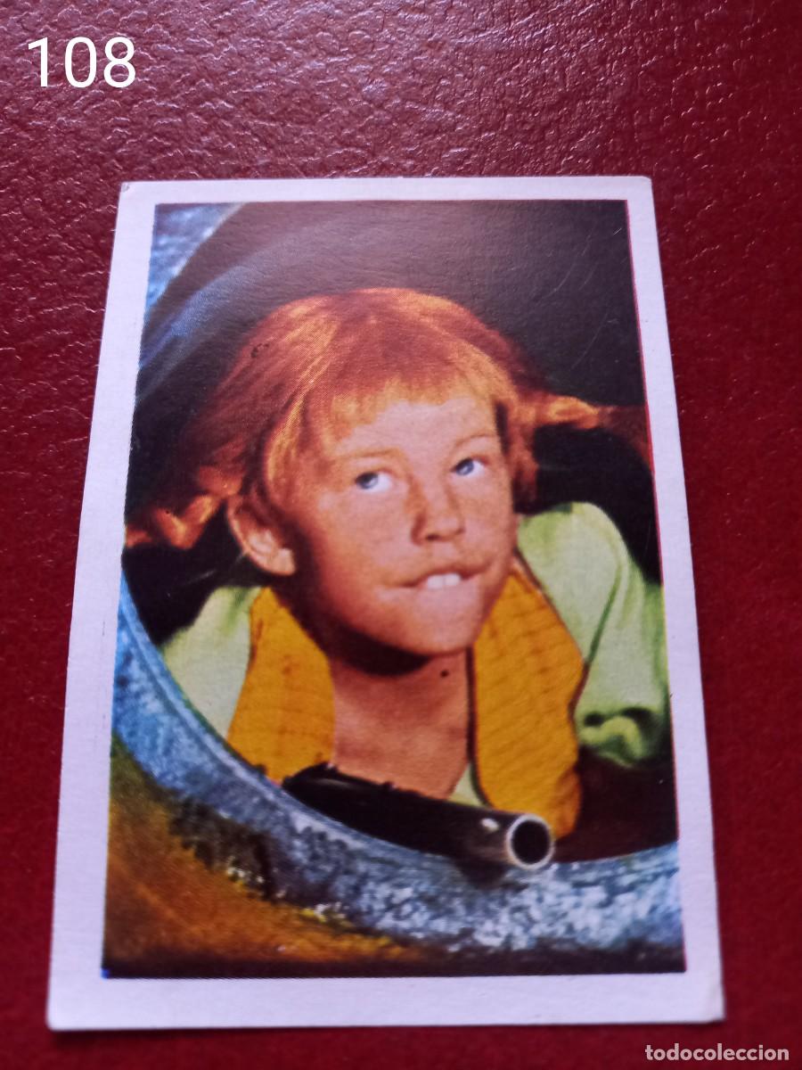 Coleccionismo Cromos antiguos: Cromo n.108 pipi calzaslargas 1974 fher (sin pegar)