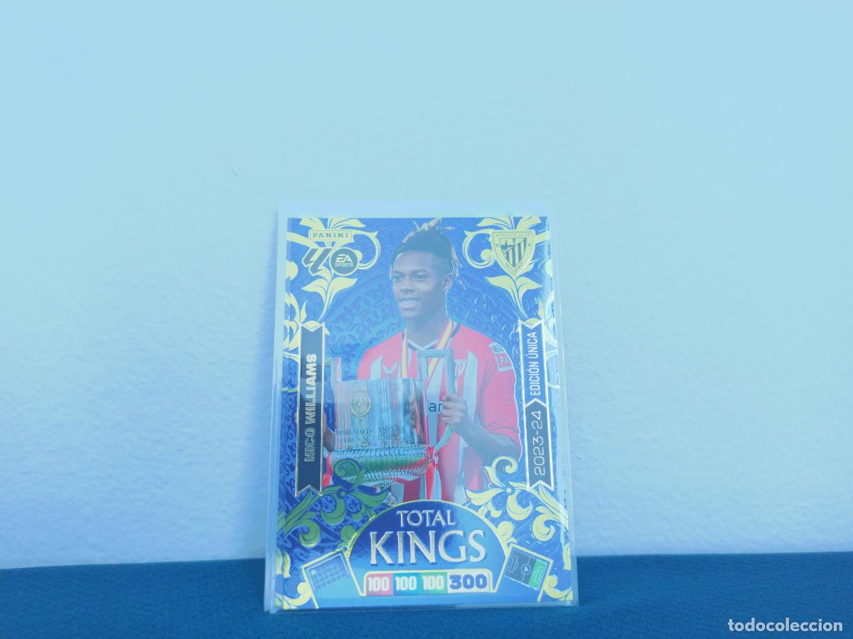 Coleccionismo Cromos antiguos: TOTAL KINGS 2023 2024 EDICION UNICA NICO WILLIAMS TOTAL KINGS ATHLETIC CLUB CROMO ADRENALYN XL 25 26