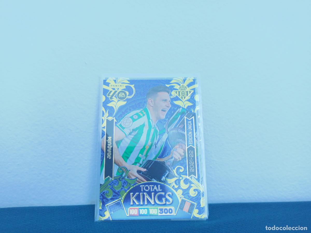 Collectable Antique Stickers: TOTAL KINGS 2021 2022 EDICION UNICA JOAQUIN TOTAL KINGS REAL BETIS CROMO ADRENALYN XL 25 26