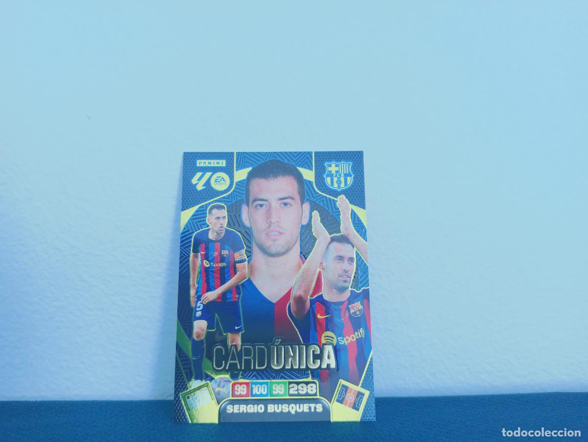 Coleccionismo Cromos antiguos: CARD UNICA SERGIO BUSQUETS CARD UNICA BARCELONA CROMO ADRENALYN XL 25 26