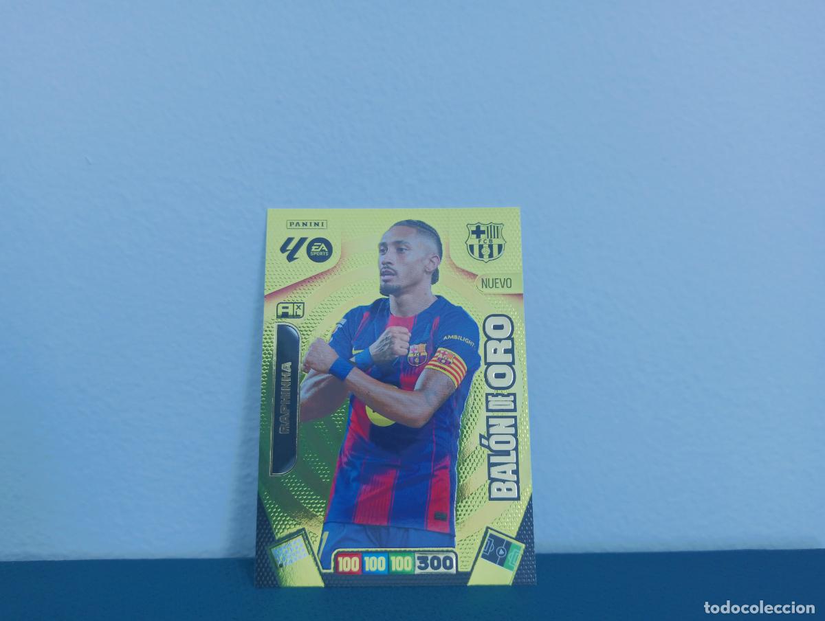 Coleccionismo Cromos antiguos: NUEVO RAPHINHA BALON DE ORO BARCELONA PANINI ADRENALYN XL 25 26
