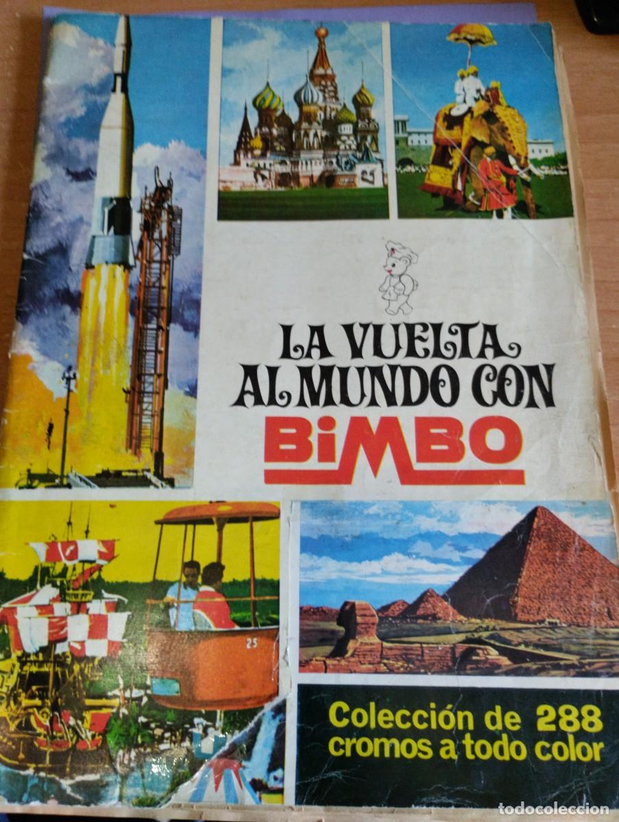 Coleccionismo Cromos antiguos: Cromos despegados. La vuelta al Mundo con Bimbo.288 cromos