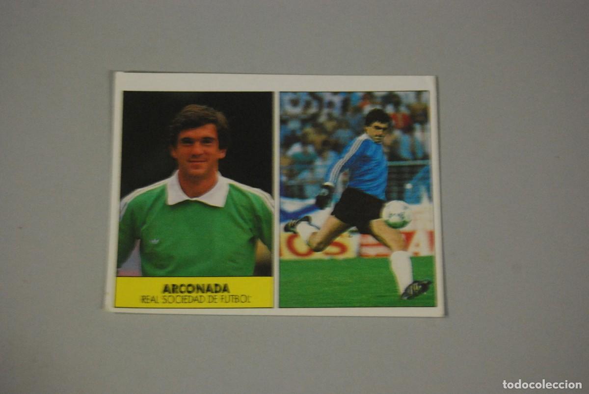 Coleccionismo Cromos antiguos: REAL SOCIDAD DE FUTBOL, ARCONADA, CROMO LIGA 1987-88 EDICIONES FESTIVAL