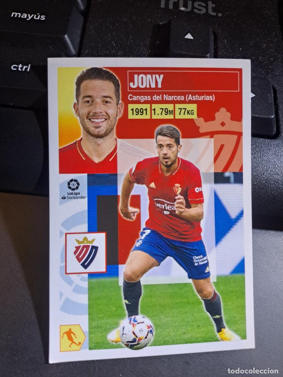 Coleccionismo Cromos antiguos: CROMO JONY FICHAJE 34 ULTIMOS FICHAJES 34 OSASUNA LIGA 2020 2021 20 21 ESTE PANINI NUNCA PEGADO