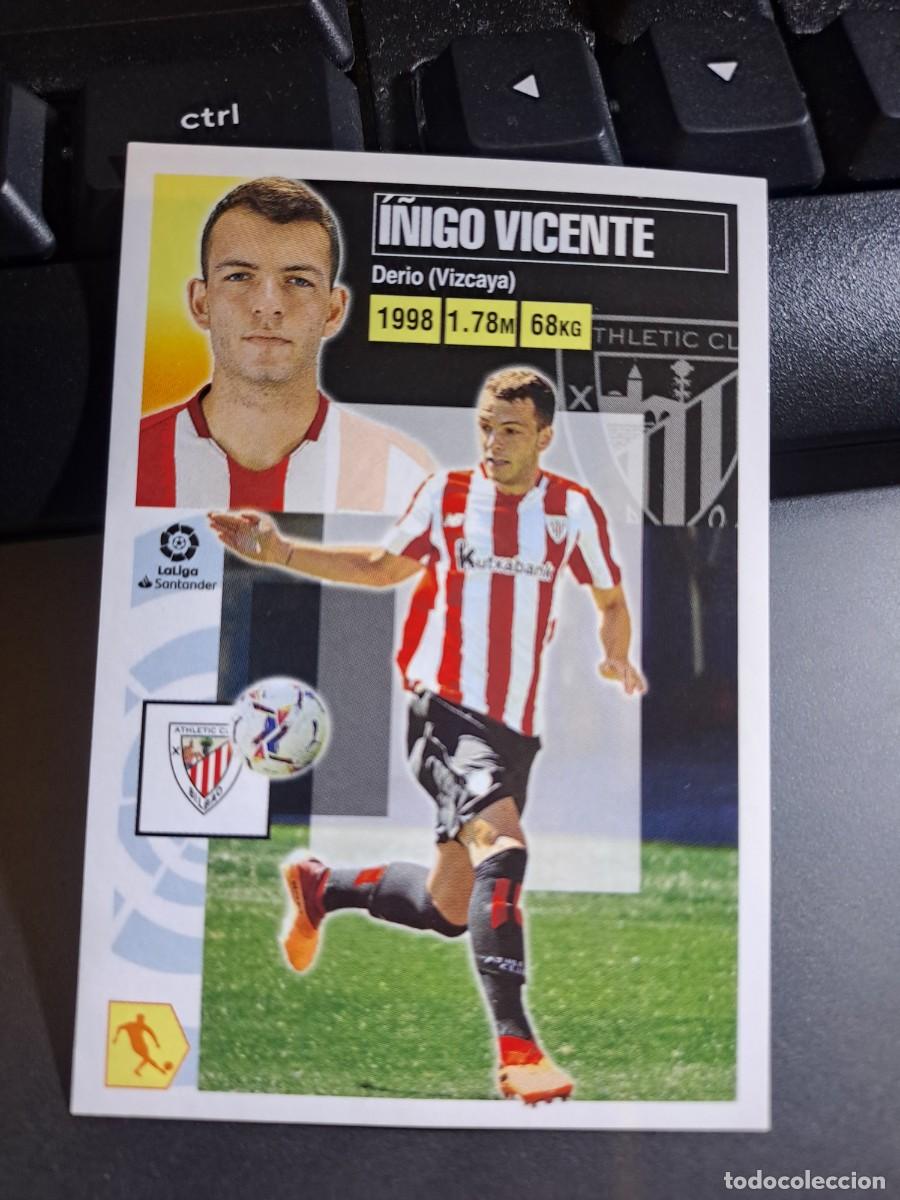 Coleccionismo Cromos antiguos: CROMO I&Ntilde;IGO VICENTE FICHAJE 41 ULTIMOS FICHAJES 41 ATHLETIC CLUB BILBAO 2020 2021 20 21 ESTE PANINI