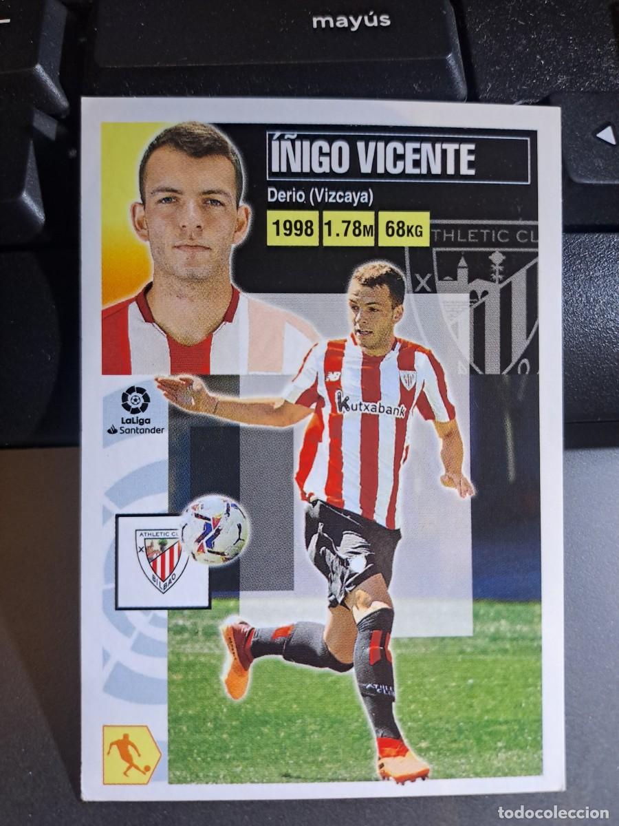 Coleccionismo Cromos antiguos: CROMO I&Ntilde;IGO VICENTE FICHAJE 41 ULTIMOS FICHAJES 41 ATHLETIC CLUB BILBAO 2020 2021 20 21 ESTE PANINI