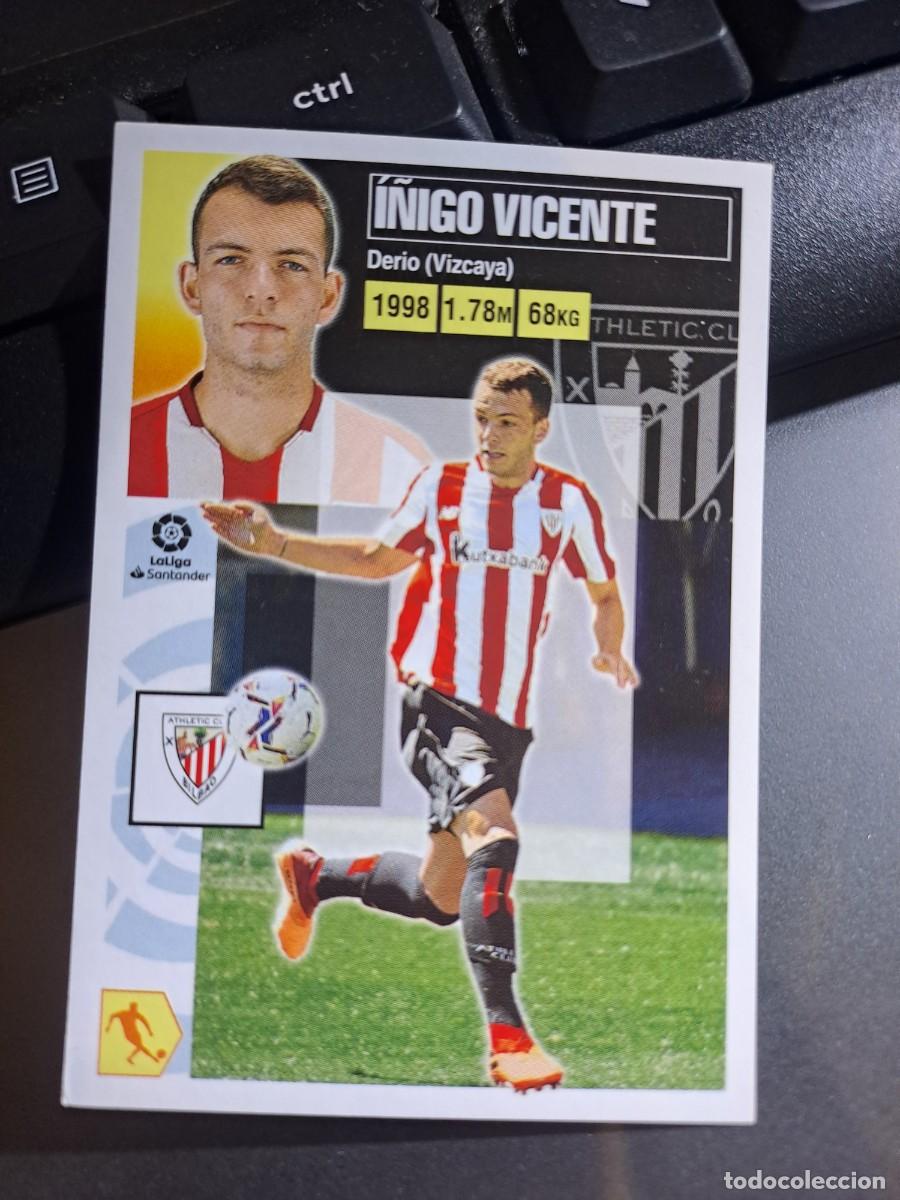 Coleccionismo Cromos antiguos: CROMO I&Ntilde;IGO VICENTE FICHAJE 41 ULTIMOS FICHAJES 41 ATHLETIC CLUB BILBAO 2020 2021 20 21 ESTE PANINI