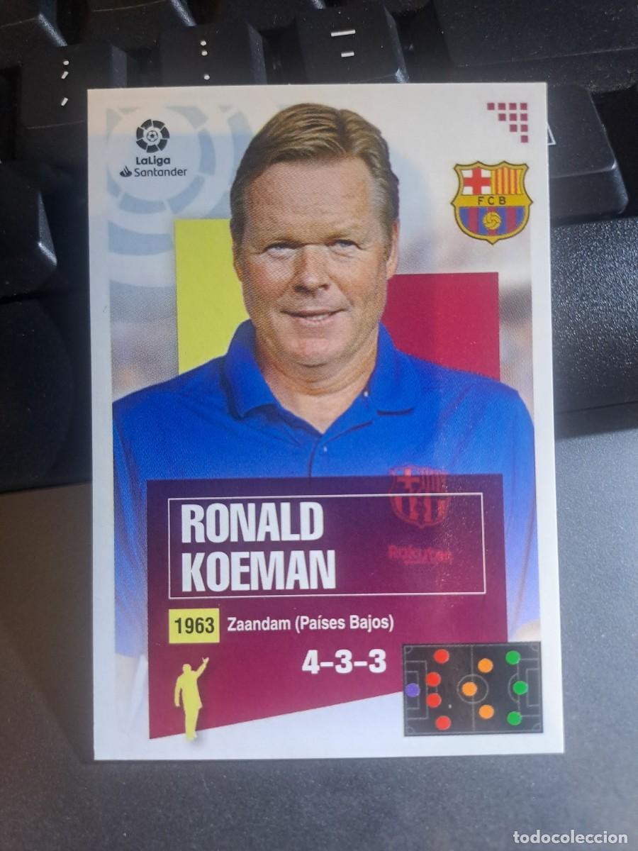 Coleccionismo Cromos antiguos: CROMO RONALD KOEMAN 1 BIS COLOCA ENTRENADOR BARCELONA LIGA 2020 2021 20 21 ESTE PANINI NUNCA PEGADO
