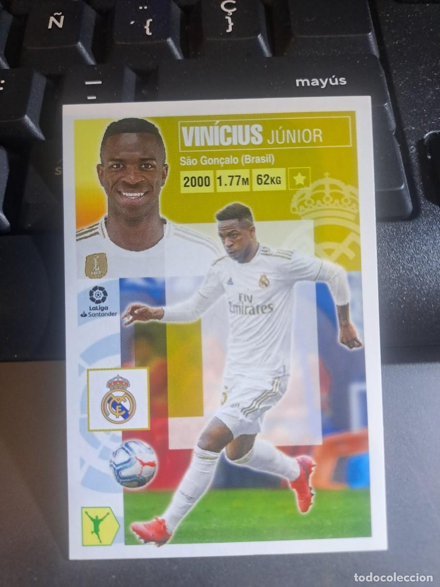 Coleccionismo Cromos antiguos: CROMO VINICIUS 17 A 17A REAL MADRID LIGA 2020 2021 20 21 ESTE PANINI NUNCA PEGADO