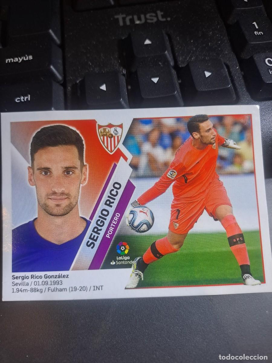 Coleccionismo Cromos antiguos: CROMO SERGIO RICO 2 SEVILLA LIGA 2019 2020 19 20 ESTE PANINI NUNCA PEGADO