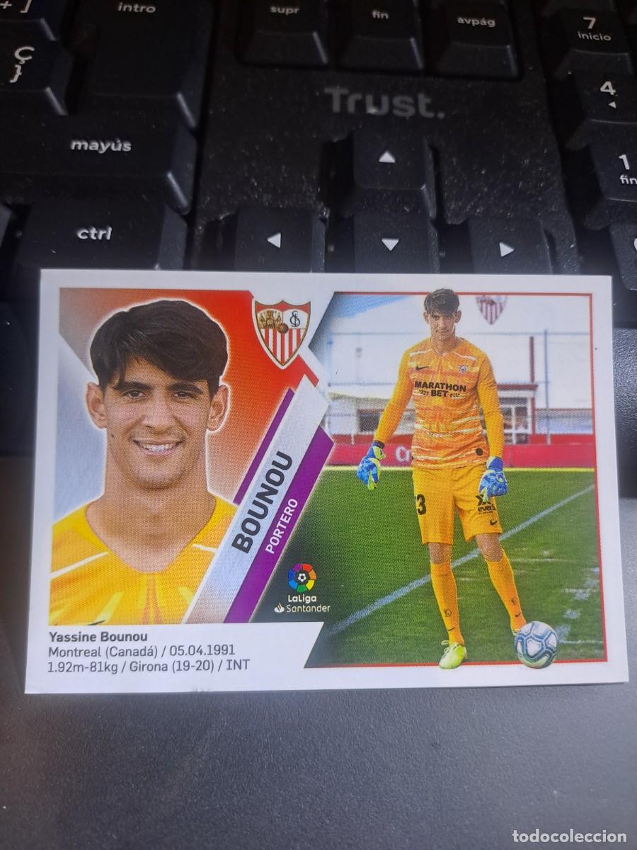 Coleccionismo Cromos antiguos: CROMO BOUNOU 2 BIS COLOCA SEVILLA LIGA 2019 2020 19 20 ESTE PANINI NUNCA PEGADO
