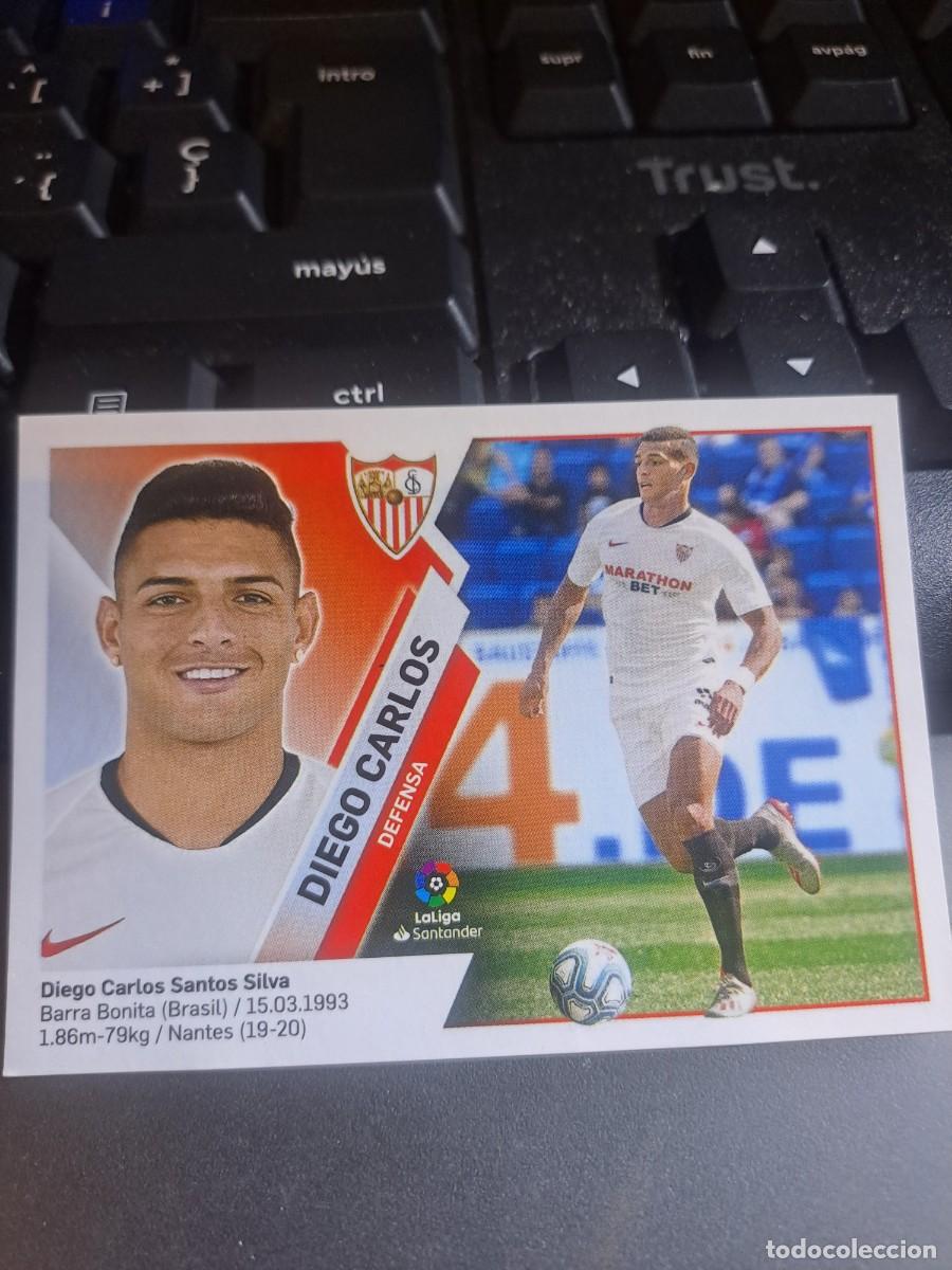 Coleccionismo Cromos antiguos: CROMO DIEGO CARLOS 7 BIS COLOCA SEVILLA LIGA 2019 2020 19 20 ESTE PANINI NUNCA PEGADO