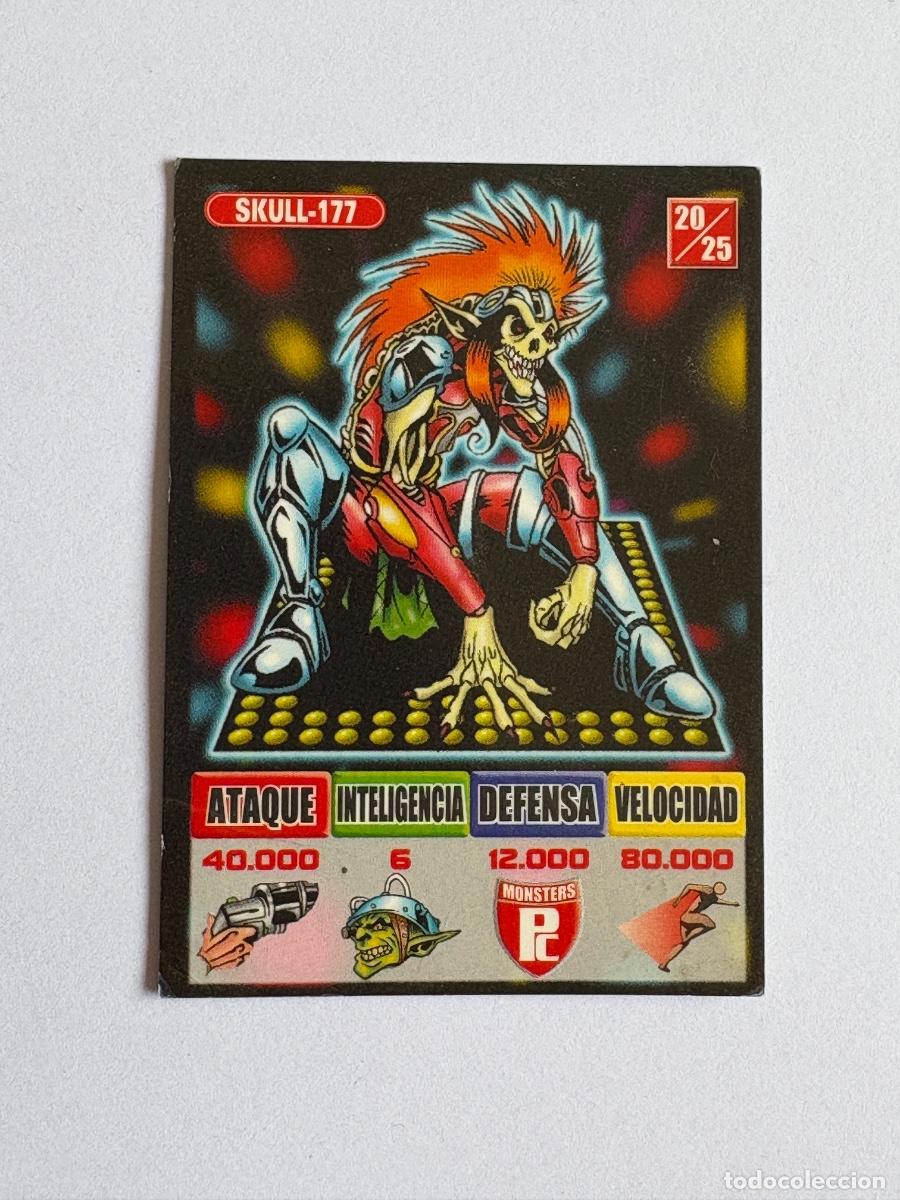 Coleccionismo Cromos antiguos: 18. CROMO BOLLYCAO BOLLY KAOS 1995 SKULL-177 N 20/25