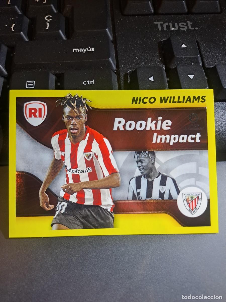 Coleccionismo Cromos antiguos: CROMO NICO WILLIAMS 4 ROOKIE ATHLETIC CLUB DE BILBAO LIGA 2021 2022 21 22 ESTE PANINI NUNCA PEGADO