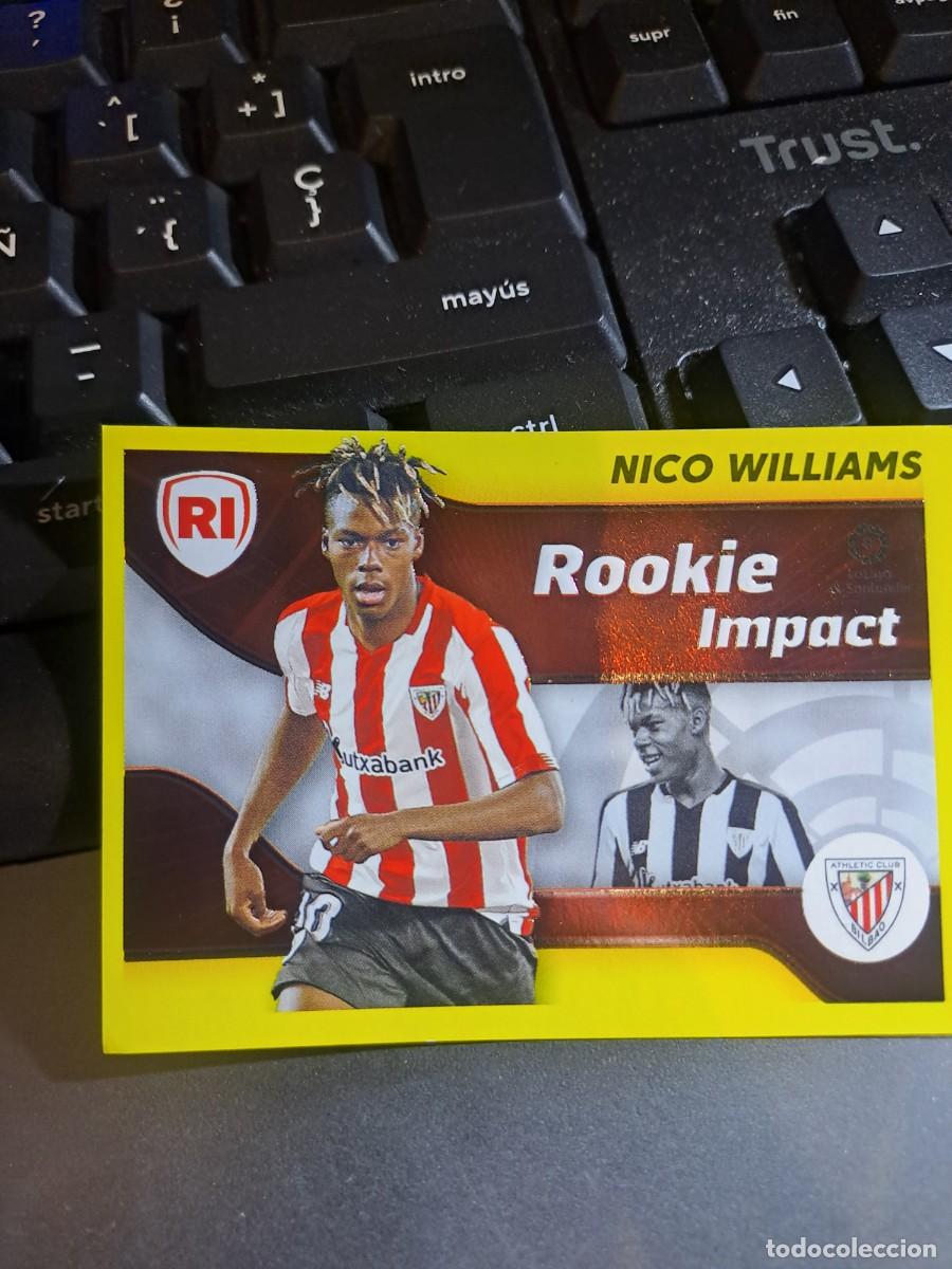 Coleccionismo Cromos antiguos: CROMO NICO WILLIAMS 4 ROOKIE ATHLETIC CLUB DE BILBAO LIGA 2021 2022 21 22 ESTE PANINI NUNCA PEGADO